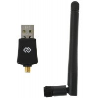Сетевой адаптер Wi-Fi Digma DWA-N300E N300 USB 2.0 (ант.внеш.съем) 1ант. (упак.:1шт)