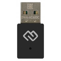 Сетевой адаптер Wi-Fi Digma DWA-AC600C AC600 USB 2.0 (ант.внутр.) 1ант. (упак.:1шт)