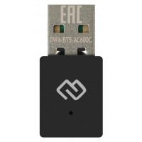 Сетевой адаптер Wi-Fi + Bluetooth Digma DWA-BT5-AC600C AC600 USB 2.0 (ант.внутр.) 1ант. (упак.:1шт) Сетевой адаптер Wi-Fi + Bluetooth Digma DWA-BT5-AC600C AC600 USB 2.0 (ант.внутр.) 1ант. (упак.:1шт)