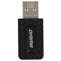 Сетевой адаптер Wi-Fi Digma DWA-AC1300C AC1300 USB 3.0 (ант.внутр.) 1ант. (упак.:1шт)