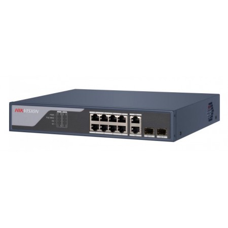 Коммутатор Hikvision DS-3E1310P-SI(B) (L2) 125W