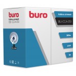 Кабель сетевой Buro BU-CCA-051 UTP 4 пары cat.5E solid 0.51мм CCA 305м серый