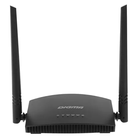 Роутер беспроводной Digma DWR-N301 N300 10/100BASE-TX черный