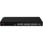 Коммутатор QTech QSW-3310-28TX-POE-AC (L3) 24x1Гбит/с 4SFP+ 460W управляемый