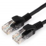 Патч-корд Premier PP12-0.25M/BK 1000Гбит/с UTP 4 пары cat.5E CCA molded 0.25м черный RJ-45 (m)-RJ-45 (m)