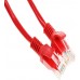 Патч-корд Premier PP12-0.25M/R 1000Гбит/с UTP 4 пары cat.5E CCA molded 0.25м красный RJ-45 (m)-RJ-45 (m)