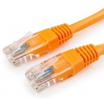 Патч-корд Premier PP12-0.25M/O 1000Гбит/с UTP 4 пары cat.5E CCA molded 0.25м оранжевый RJ-45 (m)-RJ-45 (m)