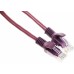 Патч-корд Premier PP12-0.25M/V 1000Гбит/с UTP 4 пары cat.5E CCA molded 0.25м фиолетовый RJ-45 (m)-RJ-45 (m)