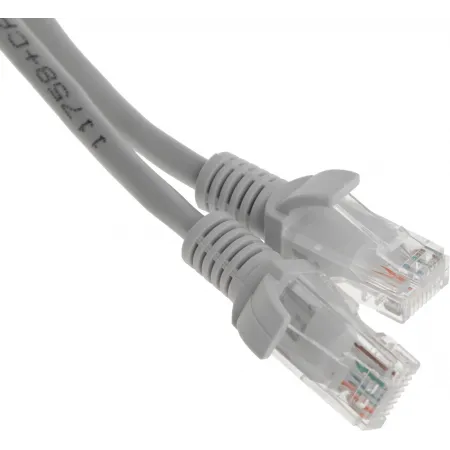 Патч-корд Premier PP12-0.5M 1000Гбит/с UTP 4 пары cat.5E CCA molded 0.5м серый RJ-45 (m)-RJ-45 (m)