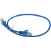 Патч-корд Premier PP12-0.5M/B 1000Гбит/с UTP 4 пары cat.5E CCA molded 0.5м синий RJ-45 (m)-RJ-45 (m)
