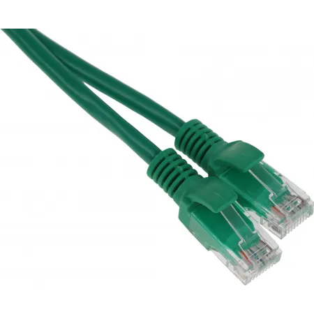 Патч-корд Premier PP12-0.5M/G 1000Гбит/с UTP 4 пары cat.5E CCA molded 0.5м зеленый RJ-45 (m)-RJ-45 (m)
