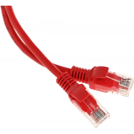 Патч-корд Premier PP12-0.5M/R 1000Гбит/с UTP 4 пары cat.5E CCA molded 0.5м красный RJ-45 (m)-RJ-45 (m)