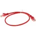 Патч-корд Premier PP12-0.5M/R 1000Гбит/с UTP 4 пары cat.5E CCA molded 0.5м красный RJ-45 (m)-RJ-45 (m)