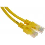 Патч-корд Premier PP12-0.5M/Y 1000Гбит/с UTP 4 пары cat.5E CCA molded 0.5м желтый RJ-45 (m)-RJ-45 (m)
