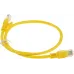Патч-корд Premier PP12-0.5M/Y 1000Гбит/с UTP 4 пары cat.5E CCA molded 0.5м желтый RJ-45 (m)-RJ-45 (m)