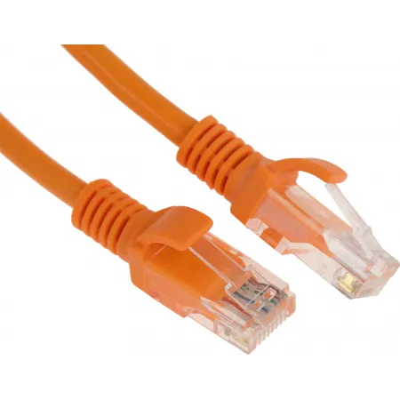 Патч-корд Premier PP12-0.5M/O 1000Гбит/с UTP 4 пары cat.5E CCA molded 0.5м оранжевый RJ-45 (m)-RJ-45 (m)