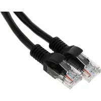 Патч-корд Premier PP12-1M/BK 1000Гбит/с UTP 4 пары cat.5E CCA molded 1м черный RJ-45 (m)-RJ-45 (m)