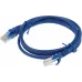 Патч-корд Premier PP12-1M/B 1000Гбит/с UTP 4 пары cat.5E CCA molded 1м синий RJ-45 (m)-RJ-45 (m)