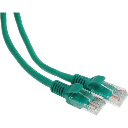 Патч-корд Premier PP12-1M/G 1000Гбит/с UTP 4 пары cat.5E CCA molded 1м зеленый RJ-45 (m)-RJ-45 (m)