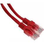 Патч-корд Premier PP12-1M/R 1000Гбит/с UTP 4 пары cat.5E CCA molded 1м красный RJ-45 (m)-RJ-45 (m)