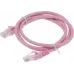 Патч-корд Premier PP12-1M/RO 1000Гбит/с UTP 4 пары cat.5E CCA molded 1м розовый RJ-45 (m)-RJ-45 (m)