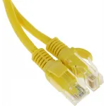 Патч-корд Premier PP12-1M/Y 1000Гбит/с UTP 4 пары cat.5E CCA molded 1м желтый RJ-45 (m)-RJ-45 (m)
