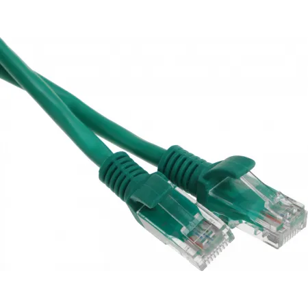 Патч-корд Premier PP12-1.5M/G 1000Гбит/с UTP 4 пары cat.5E CCA molded 1.5м зеленый RJ-45 (m)-RJ-45 (m)