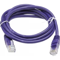 Патч-корд Premier PP12-1.5M/V 1000Гбит/с UTP 4 пары cat.5E CCA molded 1.5м фиолетовый RJ-45 (m)-RJ-45 (m)