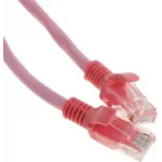 Патч-корд Premier PP12-2M/RO 1000Гбит/с UTP 4 пары cat.5E CCA molded 2м розовый RJ-45 (m)-RJ-45 (m)