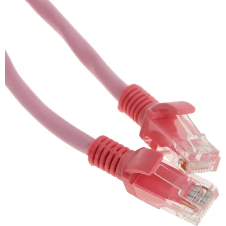 Патч-корд Premier PP12-2M/RO 1000Гбит/с UTP 4 пары cat.5E CCA molded 2м розовый RJ-45 (m)-RJ-45 (m)