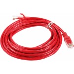 Патч-корд Premier PP12-3M/R 1000Гбит/с UTP 4 пары cat.5E CCA molded 3м красный RJ-45 (m)-RJ-45 (m)