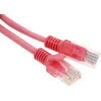 Патч-корд Premier PP12-3M/RO 1000Гбит/с UTP 4 пары cat.5E CCA molded 3м розовый RJ-45 (m)-RJ-45 (m)