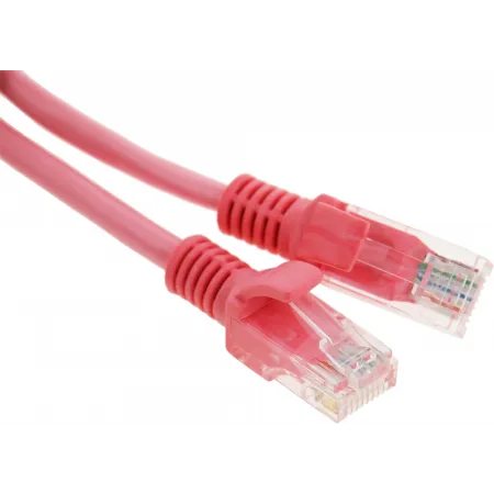 Патч-корд Premier PP12-3M/RO 1000Гбит/с UTP 4 пары cat.5E CCA molded 3м розовый RJ-45 (m)-RJ-45 (m)