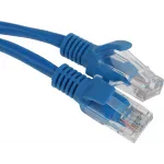 Патч-корд Premier PP12-5M/B 1000Гбит/с UTP 4 пары cat.5E CCA molded 5м синий RJ-45 (m)-RJ-45 (m)