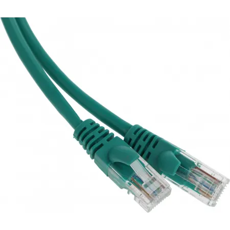 Патч-корд Premier PP12-5M/G 1000Гбит/с UTP 4 пары cat.5E CCA molded 5м зеленый RJ-45 (m)-RJ-45 (m)