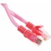 Патч-корд Premier PP12-5M/RO 1000Гбит/с UTP 4 пары cat.5E CCA molded 5м розовый RJ-45 (m)-RJ-45 (m)