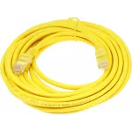 Патч-корд Premier PP12-5M/Y 1000Гбит/с UTP 4 пары cat.5E CCA molded 5м желтый RJ-45 (m)-RJ-45 (m)