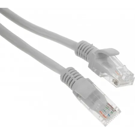 Патч-корд Premier PP12-7.5M 1000Гбит/с UTP 4 пары cat.5E CCA molded 7.5м серый RJ-45 (m)-RJ-45 (m)