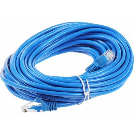 Патч-корд Premier PP12-10M/B 1000Гбит/с UTP 4 пары cat.5E CCA molded 10м синий RJ-45 (m)-RJ-45 (m)