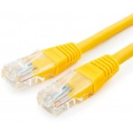 Патч-корд Premier PP12-15M/Y 1000Гбит/с UTP 4 пары cat.5E CCA molded 15м желтый RJ-45 (m)-RJ-45 (m)