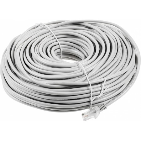 Патч-корд Premier PP12-50M 1000Гбит/с UTP 4 пары cat.5E CCA molded 50м серый RJ-45 (m)-RJ-45 (m)