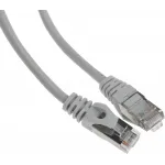Патч-корд Premier PP22-1M 1000Гбит/с FTP 4 пары cat.5E CCA molded 1м серый RJ-45 (m)-RJ-45 (m)