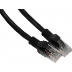 Патч-корд Premier PP6U-0.25M/BK 10000Гбит/с UTP 4 пары cat.6 CCA molded 0.25м черный RJ-45 (m)-RJ-45 (m)