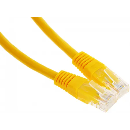 Патч-корд Premier PP6U-0.25M/Y 10000Гбит/с UTP 4 пары cat.6 CCA molded 0.25м желтый RJ-45 (m)-RJ-45 (m)