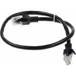 Патч-корд Premier PP6U-0.5M/BK 10000Гбит/с UTP 4 пары cat.6 CCA molded 0.5м черный RJ-45 (m)-RJ-45 (m)
