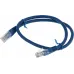 Патч-корд Premier PP6U-0.5M/B 10000Гбит/с UTP 4 пары cat.6 CCA molded 0.5м синий RJ-45 (m)-RJ-45 (m)