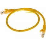 Патч-корд Premier PP6U-0.5M/Y 10000Гбит/с UTP 4 пары cat.6 CCA molded 0.5м желтый RJ-45 (m)-RJ-45 (m)