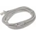 Патч-корд Premier PP6U-2M 10000Гбит/с UTP 4 пары cat.6 CCA molded 2м серый RJ-45 (m)-RJ-45 (m)