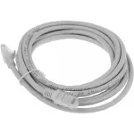 Патч-корд Premier PP6U-3M 10000Гбит/с UTP 4 пары cat.6 CCA molded 3м серый RJ-45 (m)-RJ-45 (m)
