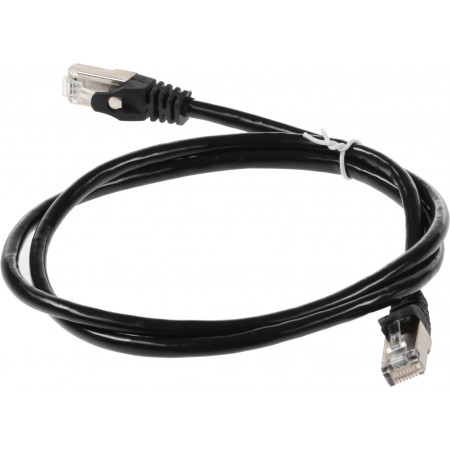Патч-корд Premier PP6-1M/BK 10000Гбит/с FTP 4 пары cat.6 CCA molded 1м черный RJ-45 (m)-RJ-45 (m)